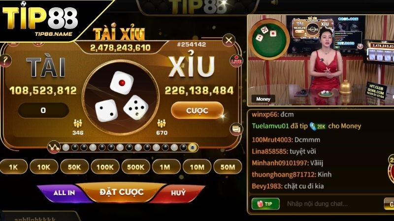 Hướng dẫn tham gia Tài Xỉu live TIP88 Hướng dẫn tham gia Tài Xỉu live TIP88