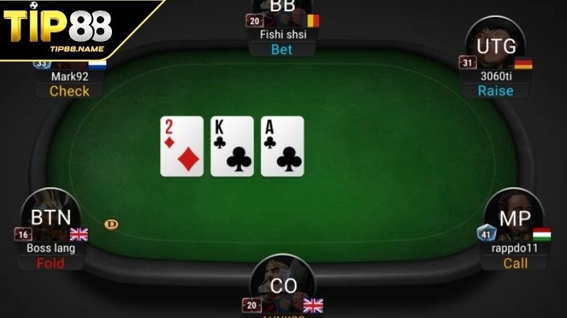 Cách diễn ra một ván bài Poker TIP88 Cách diễn ra một ván bài Poker TIP88